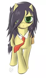 Size: 1000x1700 | Tagged: artist:lurkie-oh, derpibooru import, drawfag, ponified, safe, tomoko kuroki, watamote