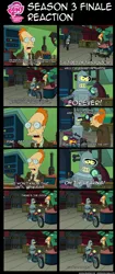 Size: 942x2250 | Tagged: artist:sanora, bender bending rodriguez, comic, crossover, derpibooru import, futurama, leaving the fandom, professor farnsworth, safe