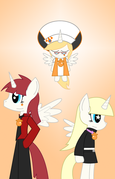 Size: 469x730 | Tagged: alicorn, anime, artist:sonic-chaos, bonnie zacherle, crossover, derpibooru import, hitman, hitman reborn, katekyo hitman reborn, lauren faust, mafia, milky way and the galaxy girls, milky way (milky way and the galaxy girls), oc, oc:fausticorn, reborn, safe