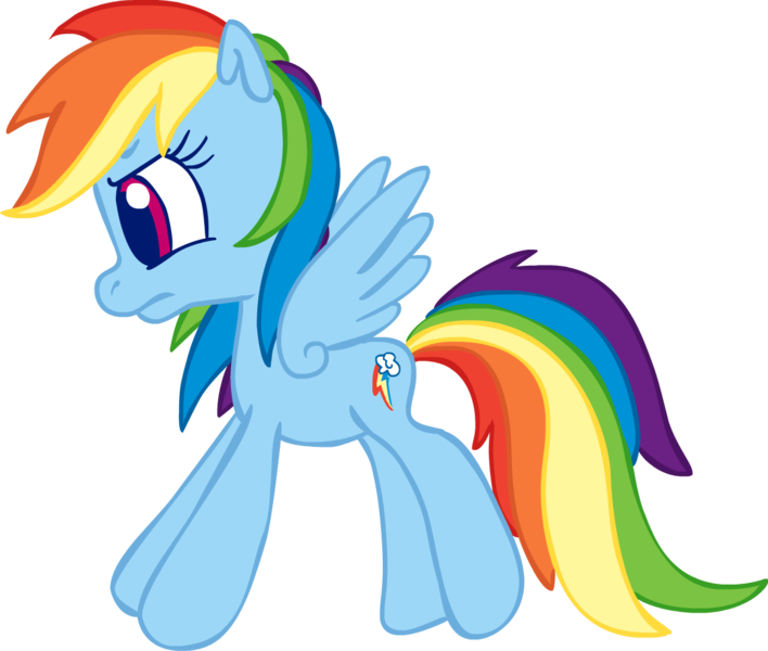 Size: 1200x1017 | Tagged: artist:colossalstinker, g3.5, g4 to g3.5, generation leap, rainbow dash, safe, solo