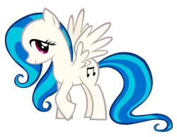 Size: 1644x1271 | Tagged: safe, artist:durpy, color edit, derpibooru import, fluttershy, vinyl scratch, pegasus, pony, female, hooves, mare, simple background, smiling, solo, spread wings, transparent background, vector, wings