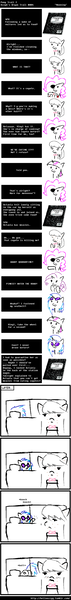 Size: 419x3560 | Tagged: safe, artist:ozzyg, derpibooru import, pinkie pie, rarity, twilight sparkle, vinyl scratch, earth pony, pony, unicorn, blushing, comic, female, mare, measles, mooning, organ trail, plot, pony trail, tumblr