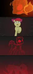 Size: 385x864 | Tagged: apple bloom, artist:template93, blanks, comic, derpibooru import, oc, oc:mitta, semi-grimdark, story of the blanks, zombie