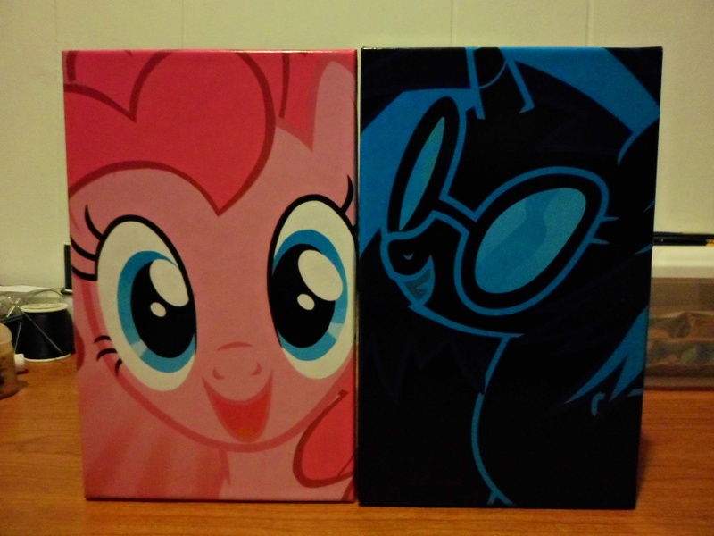 Size: 4608x3456 | Tagged: safe, derpibooru import, pinkie pie, vinyl scratch, collector box, merchandise