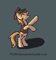 Size: 180x192 | Tagged: 30 minute art challenge, artist:pix3m, braeburn, derpibooru import, pixel art, safe, sprite