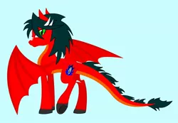 Size: 1300x900 | Tagged: derpibooru import, dracony, dragon, oc, oc:crimson star, oc:scarlet flare, rule 63, safe, solo, unofficial characters only