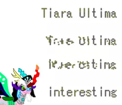 Size: 924x799 | Tagged: derpibooru import, exploitable meme, interesting, oc, origin generator, safe, text, tiara ultima, unofficial characters only