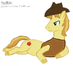 Size: 482x431 | Tagged: safe, artist:tmariku, derpibooru import, braeburn, 30 minute art challenge