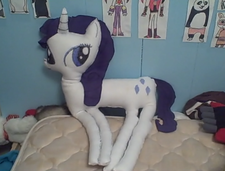 Size: 876x666 | Tagged: artist:plushbuddies, derpibooru import, irl, photo, plushie, rarity, ruroty, rurrity, safe