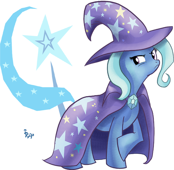 Size: 579x566 | Tagged: safe, artist:phantosanucca, derpibooru import, trixie, pony, unicorn, angry, cutie mark, female, mare, signature, simple background, solo, standing, transparent background