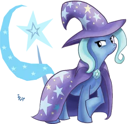 Size: 579x566 | Tagged: safe, artist:phantosanucca, derpibooru import, trixie, pony, unicorn, angry, cutie mark, female, mare, signature, simple background, solo, standing, transparent background