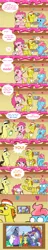 Size: 2480x12947 | Tagged: safe, artist:doublewbrothers, derpibooru import, bulk biceps, carrot cake, cup cake, hoity toity, iron will, pinkie pie, pound cake, pumpkin cake, roid rage, steven magnet, oc, oc:heavy cream, alicorn, pony, :c, :o, adultery, alicorn oc, angry, bait and switch, bedroom eyes, blatant lies, carrot cuck, comic, comic sans, dialogue, floppy ears, frown, funny, glare, grin, gritted teeth, implied bisexual, implied gay, infidelity, just friends, mouth hold, nervous, open mouth, picture, pointing, question mark, san francisco, sunglasses, sweat, voyeurism, what a twist, wide eyes