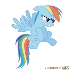 Size: 800x800 | Tagged: artist:osukaruart, boast busters, derpibooru import, rainbow dash, safe, simple background, svg, .svg available, transparent background, vector