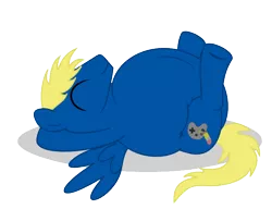 Size: 650x500 | Tagged: safe, artist:kdogfour, derpibooru import, oc, unofficial characters only, pegasus, pony, fat, male, obese