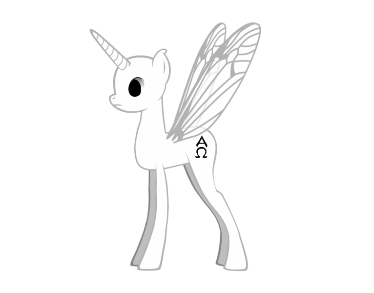 Size: 830x650 | Tagged: safe, derpibooru import, oc, unofficial characters only, alicorn, flutter pony, pony, pony creator, alicorn oc, alphamega, flutter pony alicorn, greek alphabet, wat, white