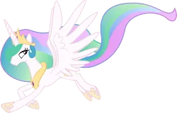 Size: 5029x3212 | Tagged: safe, artist:sunran80, derpibooru import, princess celestia, pony, absurd resolution, female, mare, simple background, solo, transparent background, vector