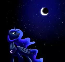 Size: 3024x2877 | Tagged: artist:rex42, crescent moon, derpibooru import, moon, princess luna, safe, solo