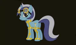 Size: 1600x940 | Tagged: artist:kittyhawkman, derpibooru import, goggles, minuette, safe, steampunk