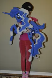 Size: 1062x1600 | Tagged: artist needed, auction, custom, derpibooru import, ebay, human, irl, photo, plushie, princess luna, safe