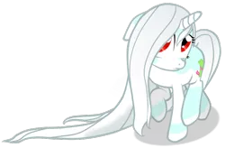 Size: 814x535 | Tagged: safe, artist:celerypony, derpibooru import, oc, oc:celery, unofficial characters only, pony, unicorn, long mane, shy, solo