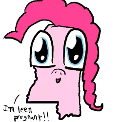 Size: 800x800 | Tagged: mississippi, pinkie pie, pun, safe, wat