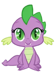 Size: 356x474 | Tagged: artist:angel147196, artist:queencold, barb, derpibooru import, rule 63, safe, sitting, spike, vector