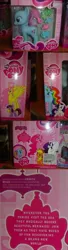 Size: 499x1836 | Tagged: safe, derpibooru import, applejack, fluttershy, pinkie pie, rainbow dash, rarity, twilight sparkle, alicorn, earth pony, pegasus, pony, unicorn, alicornified, bootleg, brang new world, fake, fluttercorn, implied sweetie belle, irl, misspelling, photo, pinkiecorn, race swap, rainbowcorn, raricorn, text, toy, xk-class end-of-the-world scenario