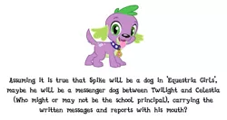Size: 549x291 | Tagged: safe, derpibooru import, spike, dog, equestria girls, reports, rumor, speculation, spike the dog
