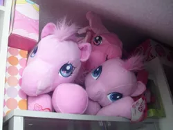 Size: 1000x750 | Tagged: derpibooru import, g3, g3.5, hasbro, irl, photo, pinkie pie, plushie, safe, toy