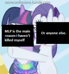 Size: 236x251 | Tagged: derpibooru import, murder, pony confessions, rarity, safe, suicide, text, twilight sparkle