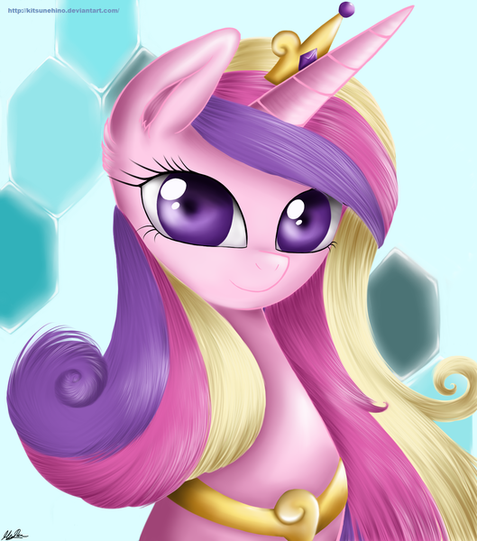 Size: 1500x1700 | Tagged: artist:kitsunehino, derpibooru import, princess cadance, safe, solo