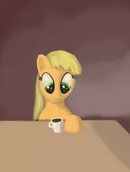 Size: 750x1000 | Tagged: applejack, artist:drakmire, coffee, derpibooru import, safe