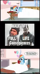 Size: 798x1473 | Tagged: half-life, half life full life consequences, john freeman, rainbow dash, reading rainbow, safe