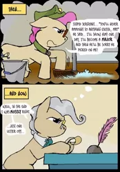 Size: 400x576 | Tagged: artist:owlor, derpibooru import, from the desk of mayor mare, mayor mare, military, non-dyed mayor, safe
