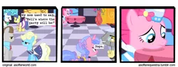 Size: 720x275 | Tagged: safe, artist:limeylassen, derpibooru import, pinkie pie, a softer world, gala, hell