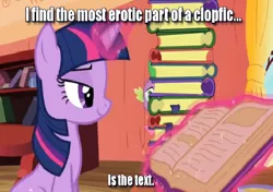 Size: 680x479 | Tagged: bedroom eyes, clopfic, derpibooru import, fanfic, futurama, spike, suggestive, text, twilight sparkle, zapp brannigan