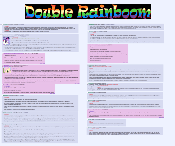 Size: 3000x2501 | Tagged: derpibooru import, double rainboom, double rainboom drama, /mlp/, ponychan, safe, text, text only, thread