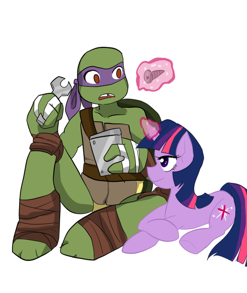 Size: 800x950 | Tagged: safe, derpibooru import, twilight sparkle, unicorn, crossover, donatello, donatwi, teenage mutant ninja turtles, tmnt 2012, unicorn twilight