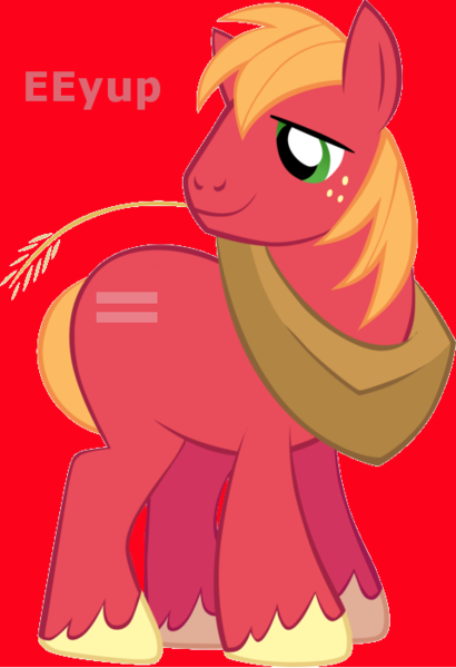 Size: 478x700 | Tagged: safe, derpibooru import, big macintosh, earth pony, pony, equal rights, gay marriage, hilarious in hindsight, male, politics, red, stallion