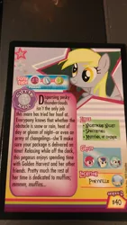 Size: 600x1066 | Tagged: safe, derpibooru import, derpy hooves, pegasus, pony, card, enterplay, female, mare, mind blown, series 2, that one nameless background pony we all know and love, trading card