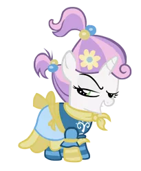 Size: 3370x4100 | Tagged: safe, artist:mcawesomebrony, derpibooru import, sweetie belle, clothes, dress, simple background, transparent background, vector