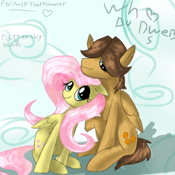 Size: 2000x2000 | Tagged: artist:shippinghadre, derpibooru import, female, fluttershy, hoops, hoopshy, male, safe, shipping, straight