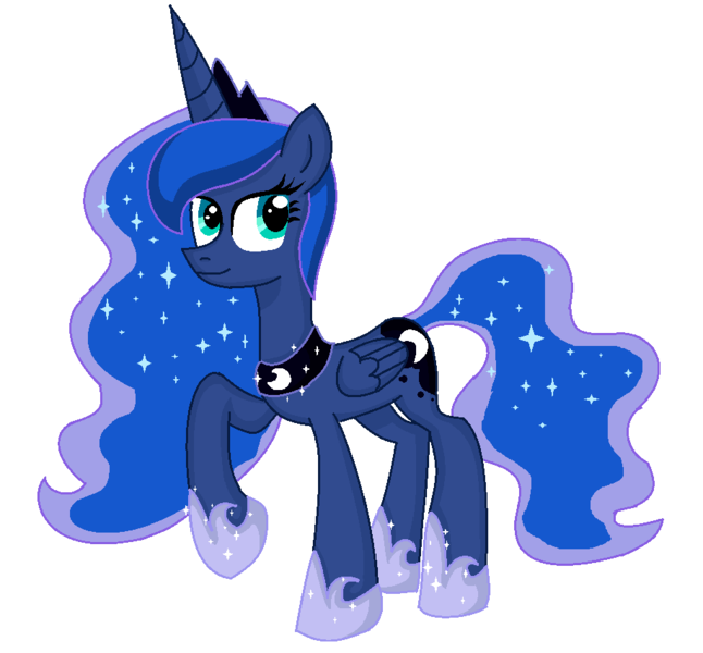 Size: 918x853 | Tagged: artist:xanikrawlerlazarx, derpibooru import, ms paint, princess luna, safe, simple background, solo