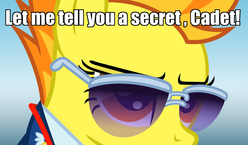 Size: 983x576 | Tagged: bronybait, derpibooru import, eyes, hypnosis ponies, image macro, meme, safe, spitfire