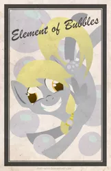 Size: 1500x2318 | Tagged: safe, artist:foxy-noxy, derpibooru import, derpy hooves, pegasus, pony, bubble, element, female, mare, solo