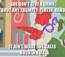 Size: 546x479 | Tagged: call of the cutie, cropped, derpibooru import, dire straits, edit, edited screencap, eyes closed, image macro, jumping, lyrics, reaction image, rock, rock and roll, safe, screencap, smiling, solo, song reference, sultans of swing, twist