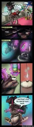 Size: 2718x10000 | Tagged: artist:alumx, bathroom, comic, eyedrops, king sombra, magic, my brand, portal, princess celestia, princess luna, safe, shampoo, sombra eyes