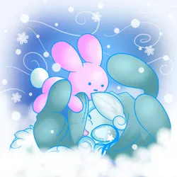 Size: 800x800 | Tagged: artist:starlightlore, bunny costume, bunny pajamas, clothes, derpibooru import, footed sleeper, oc, oc:snowdrop, pajamas, plushie, safe, unofficial characters only