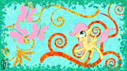 Size: 1920x1080 | Tagged: artist:rikithesuperzeldafan, cutie mark, filly, fluttershy, safe, wallpaper