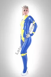 Size: 265x400 | Tagged: catsuit, cosplay, costume, derpibooru import, high heels, human, irl, irl human, latex, latexcrazy, latex suit, photo, safe, shoes, solo, watermark, wonderbolts, wonderbolts uniform